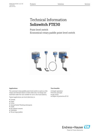 Endress+Hauser TI00052R – Page preview (e94a9156596e_S1-1 S. 1)
