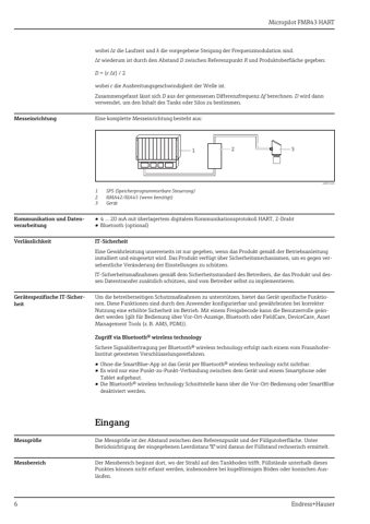 Endress+Hauser Micropilot FMR43 HART – Page preview (41a5a639e1c3_S1-43 S. 6)