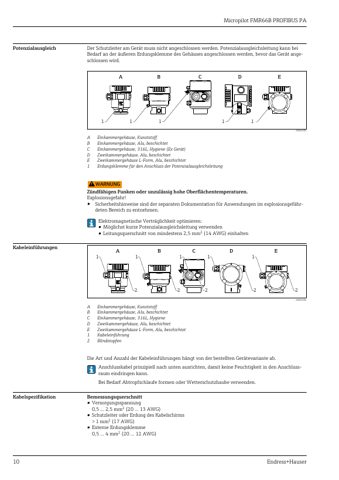 Endress+Hauser Micropilot FMR66B PROFIBUS PA – Page preview (756b9882c972_S4-17 S. 7)