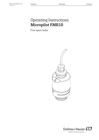 Endress+Hauser BA01577F – Drawing (bd1b65b1686f_S1-1 S. 1)