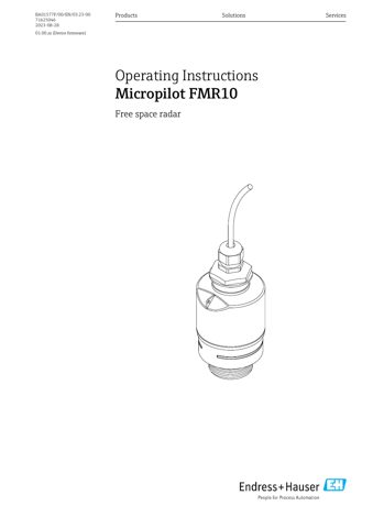 Endress+Hauser BA01577F – Drawing (9d21784ca31f_S1-1 S. 1)