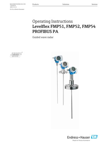 Endress+Hauser BA01006F – Drawing (91a5198afd28_S1-1 S. 1)