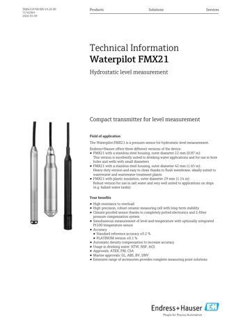 Endress+Hauser FMX21 – Drawing (36a3d0f21a88_S1-36 S. 1)