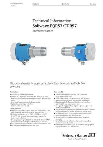 Endress+Hauser Soliwave FQR57/FDR57 – Drawing (a9128c7c17b1_S1-42 S. 1)