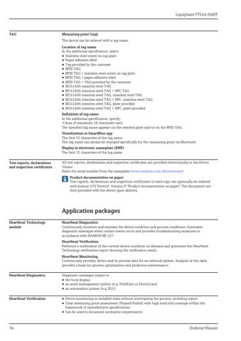 Endress+Hauser Liquiphant FTL64 HART – Page preview (f22c843df5c4_S16-36 S. 19)