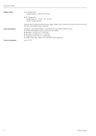Endress+Hauser FTR325 – Drawing (a28898c44c0c_S1-8 S. 6)