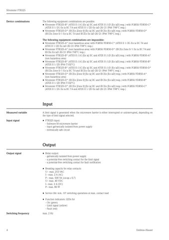 Endress+Hauser FTR325 – Page preview (a28898c44c0c_S1-8 S. 4)