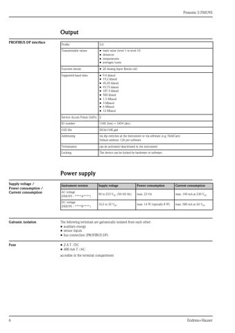 Endress+Hauser FMU95 – Page preview (c7a228dd94cf_S2-23 S. 5)
