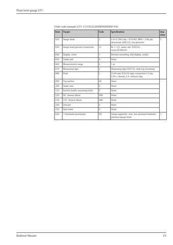 Endress+Hauser LT5-6 – Page preview (bb4d619e1bad_S10-41 S. 14)