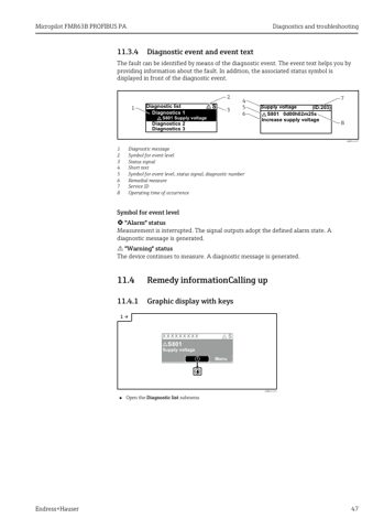 Endress+Hauser Micropilot FMR63B PROFIBUS PA – Page preview (5c28d82648e7_S24-80 S. 24)