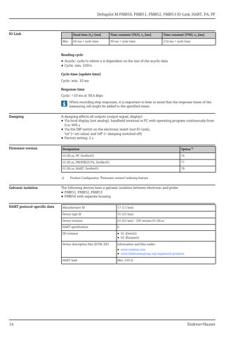 Endress+Hauser FMB52 – Page preview (d74cccbba580_S5-73 S. 10)