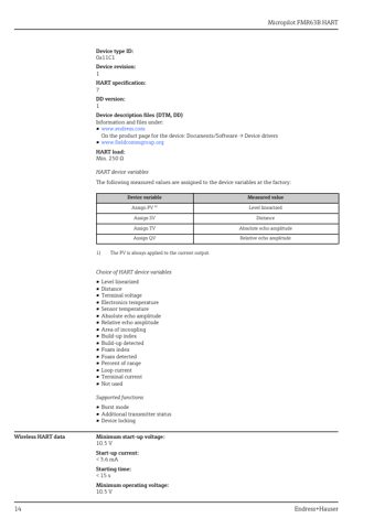 Endress+Hauser Micropilot FMR63B HART – Page preview (b5d1af136997_S6-52 S. 9)