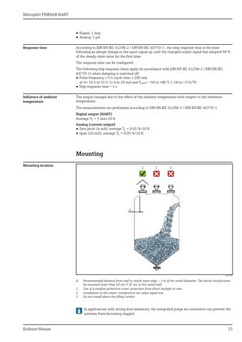 Endress+Hauser Micropilot FMR66B HART – Page preview (86463d076111_S6-41 S. 10)