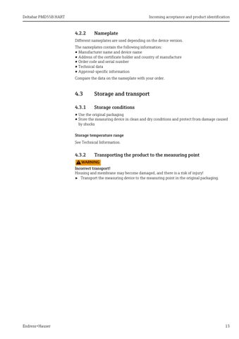 Endress+Hauser Deltabar PMD55B HART – Page preview (907a9ad06a49_S7-73 S. 7)