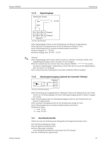 Endress+Hauser Silopilot FMM20 – Drawing (a8882d358737_S10-60 S. 10)