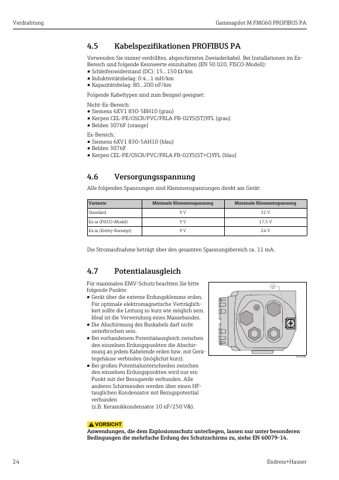 Endress+Hauser Gammapilot M FMG60 PROFIBUS PA – Page preview (083bc1536779_S11-102 S. 14)