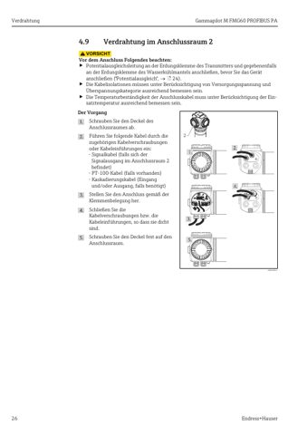 Endress+Hauser Gammapilot M FMG60 PROFIBUS PA – Page preview (083bc1536779_S11-102 S. 16)