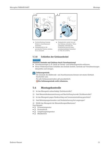 Endress+Hauser FMR60B HART – Page preview (f62930731b6b_S11-91 S. 11)
