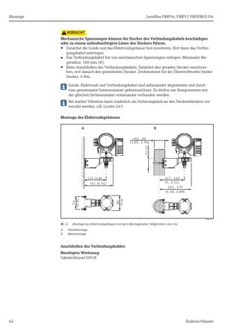 Endress+Hauser Levelflex FMP56, FMP57 PROFIBUS PA – Page preview (b85fbeb4d09d_S20-158 S. 23)