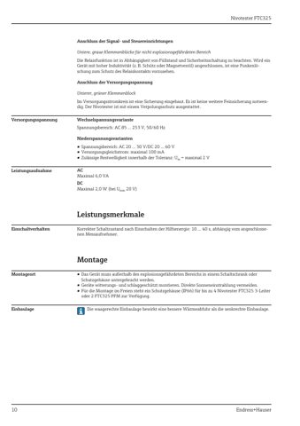 Endress+Hauser Nivotester FTC325 – Page preview (c1aa9dce6772_S3-14 S. 8)