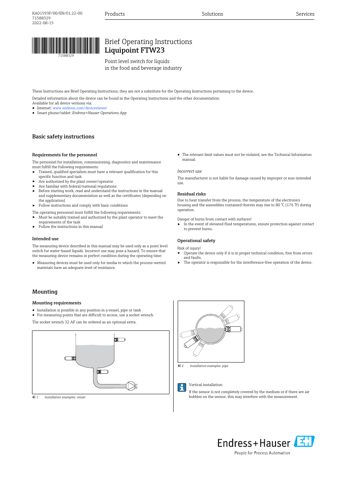 Endress+Hauser KA01593F – Drawing (8bbbfc5b0b65_S1-2 S. 1)