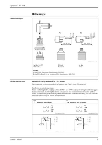 Endress+Hauser FTL20H – Drawing (088d0fc353ab_S2-18 S. 4)