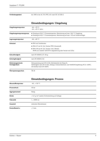 Endress+Hauser FTL20H – Page preview (088d0fc353ab_S2-18 S. 8)
