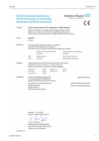Endress+Hauser XA00011F-B – Drawing (0153bb1b2897_S2-15 S. 2)