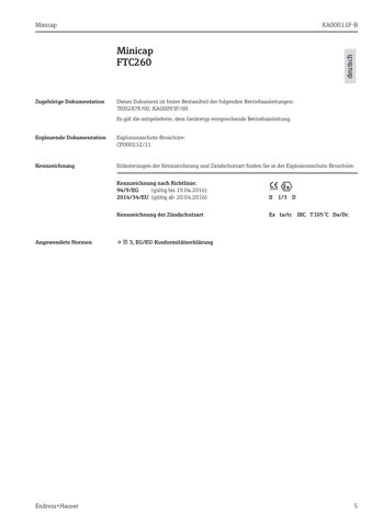Endress+Hauser XA00011F-B – Page preview (0153bb1b2897_S2-15 S. 4)