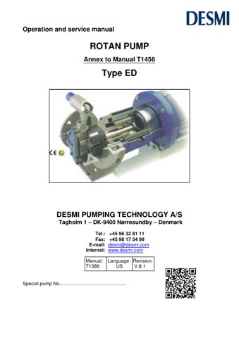 DESMI Type ED – Page preview (40b419715471_S1-1 S. 1)