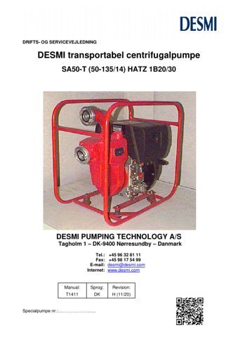DESMI SA50-T (50-135/14) – Page preview (7979daceaca0_S1-1 S. 1)