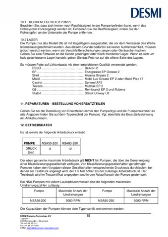 DESMI NSA50-200 – Page preview (0bb9e517ce79_S6-18 S. 10)