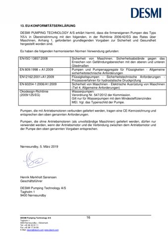 DESMI NSA80-250 – Page preview (a268050fe22c_S6-20 S. 11)