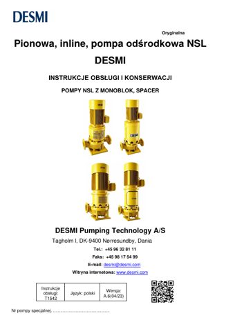 DESMI T1542 – Page preview (2337b0174cc1_S1-1 S. 1)