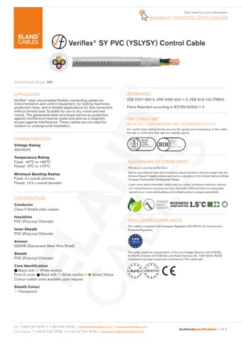 Eland Cables SY PVC (YSLYSY) – Drawing (74d018501613_S1-1 S. 1)