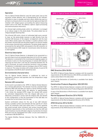 Apollo Fire Detectors XP95 I.S. – Drawing (a7de31bd44a8_S1-2 S. 2)