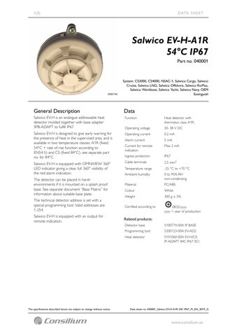 Consilium Marine & Safety EV-H-A1R – Drawing (483d955c8350_S1-1 S. 1)