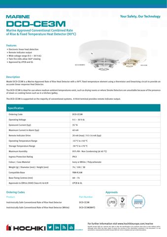 Hochiki Marine DCD-CE3M – Drawing (f6260674a34f_S1-1 S. 1)