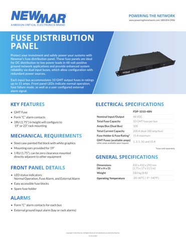 newmar FDP-1010-48N – Drawing (e0b15aeabf90_S1-1 S. 1)
