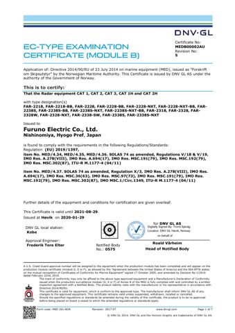 Furuno Electric FAR-2218 – Page preview (c7366ba6a359_S1-3 S. 1)