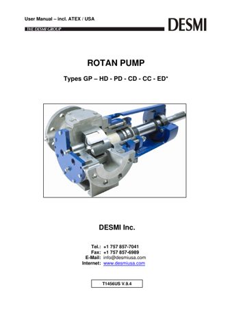 DESMI T1456US – Page preview (4f48d89e58a7_S1-1 S. 1)