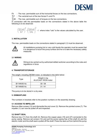 DESMI T1488 – Drawing (e6d80d6b22ea4d6547fb13dccf4a52125188149d2dcd5c2f3973bf3e03b05c17 S. 4)