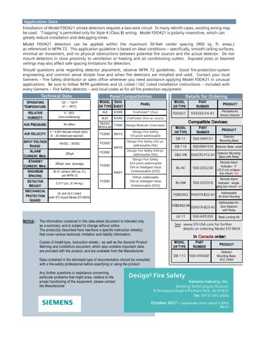Siemens Fire Safety FDO421 – Page preview (a5d4787f5898_S1-4 S. 4)
