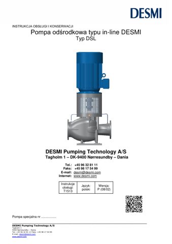 DESMI Pumping Technology T1513 – Page preview (1d9c76ce289b_S1-1 S. 1)