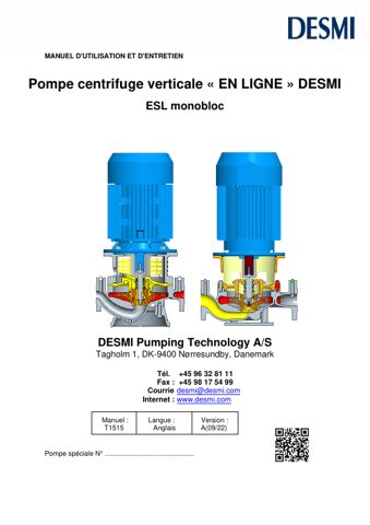 DESMI T1515 – Page preview (7cf9b94de2a2_S1-1 S. 1)