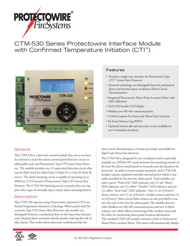 Protectowire / Thermocable CTM-530 – Drawing (d354c3d9b2e9_S1-1 S. 1)