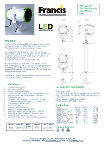 Francis Searchlights L300D Deck RF – Drawing (54f49d654dc3_S1-1 S. 1)
