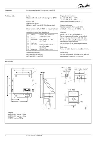 Danfoss CAS 155 – Drawing (277abd55edc6_S2-4 S. 3)