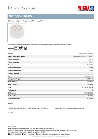 WISKA 120 RW – Drawing (04123d2d030e_S1-1 S. 1)