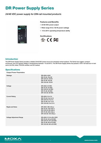 Moxa DR-4524 – Page preview (0b66138107b0_S1-2 S. 1)
